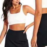 Girlfriend Collective  Size M Alice High Rise Performance Skirt Skort Black NWT Photo 0