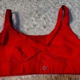 Gap  Blackout Technology Fit- Coral/Red Sports Bra Medium Photo 0