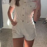 ZARA White Romper Photo 0