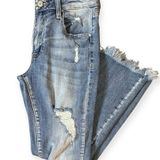 Gina Tricot Tricot Distressed Flare Jeans Photo 0