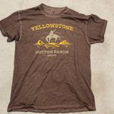 Yellowstone Shirt Brown Size L Photo 0