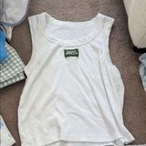 Daily Drills White Tank Top Gray Size M Photo 0