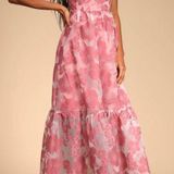 Lulus Pink  Midi Dress Photo 0