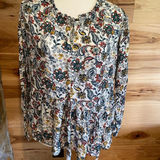 Time And Tru Time and‎ Tru boho style floral shirt size Medium (8-10) Photo 0
