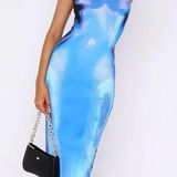 White Fox Boutique Feeling The Heat Maxi Dress Milky Way Photo 0