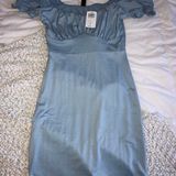 Windsor Baby Blue Mini Dress Photo 0