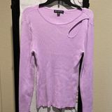 INC  long sleeve Sweater cutout on shoulder Photo 0