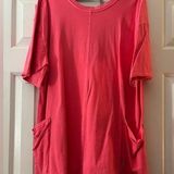 FP Movement Hot Shot Short Sleeve Romper Pink Photo 0