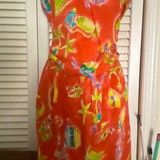 Tropical Escape Beautiful and easy breezy to wear tropical skirt/top set xl Photo 0
