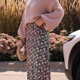 Lane 201  floral maxi skirt Photo 0
