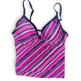 Free Country Cute Women  Tankini swimsuit top Size Large Photo 0