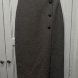 Babaton  Plaid Button Up Midi Skirt Photo 0