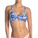 Nicole Miller NWT  Floral Bikini Top Photo 0