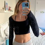 Halara Long Sleeve Crop Top Photo 0