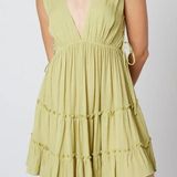 Cotton Candy LA Mini Swing Dress Leaf Size M Photo 0