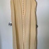 Flax yellow linen maxi dress Photo 0