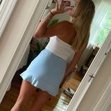 Saks 5th Avenue Mini Blue Skort Photo 0