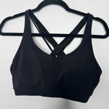 Athleta  black sport bra size medium Photo 0