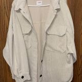 Ci Sono Oversized Corded Button Up Photo 0