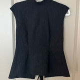 ZARA Open Back High-Neck Top Photo 0