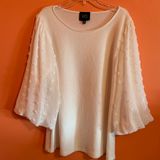 W5 White Long Sleeve Top Photo 0