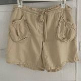 Free People  Utility Linen Blend Shorts Photo 0