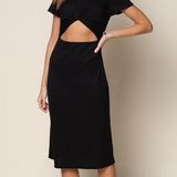 Doe & Rae Ribbed Midi Dress Photo 0
