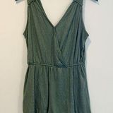 Universal Threads Universal Thread Olive Romper Photo 0