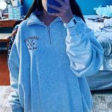 Ocean City New Jersey Quarter Zip Gray Size L Photo 0