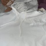 Nike Cropped Gray/beige Hoodie Photo 0