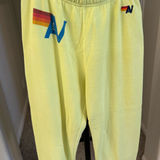 Aviator Nation  Sweatpants Neon Yellow - M Photo 0