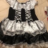 Sexy Maid Lingerie Black Size 3X Photo 0