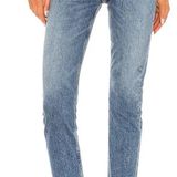 AGOLDE  Riley High Rise Straight Crop Jean Frequency Photo 0