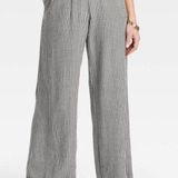 A New Day Gingham linen pants target Photo 0