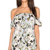 J.O.A. Los Angeles Floral Off the Shoulder Mini Dress Photo 0