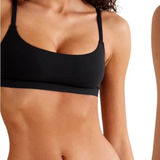 SKIMS  FITS EVERYBODY SCOOP BRALETTE size M Onyx NWOT Photo 0