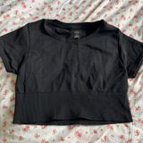 Aerie offline by  black cropped workout top Photo 0
