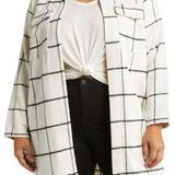 MELLODAY  plaid long line shacket size2X Photo 0