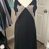 Abercrombie & Fitch Lace Maxi Slip Dress Black Size M Photo 0