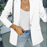 White Blazer Size L Photo 0