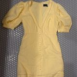 Bardot  Yellow Mini Dress Photo 0