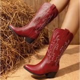 Dream Paris Red Cowgirl Boots Photo 0