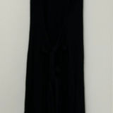 Gap  Maxi Tank Dress with Front Tie Black Size XS Photo 0