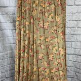 Susan Bristol Casuals floral print maxi skirt with elastic waistband sz XL Photo 0