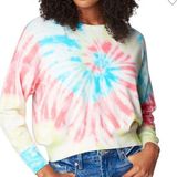 BLANK NYC Tie Dye Crew Neck Sweater Photo 0