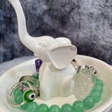 White Ceramic Elephant Ring/jewelry Holder Photo 0