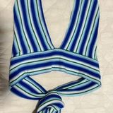Rue 21  Striped Back-Tie Crop Top Photo 0