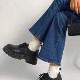 Faux leather chunky platform Oxford loafer Black Size 6 Photo 0