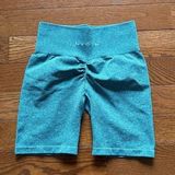 NVGTN Teal Scrunch Seamless Shorts S Photo 0