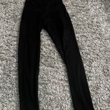 Aerie  black leggings with side pockets size small Photo 0